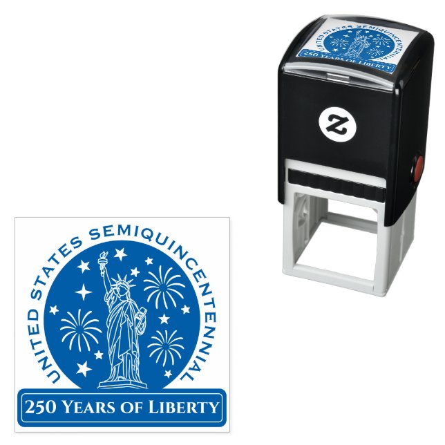 USA 250th Anniversary Statue of Liberty  Self-inking Stamp (In Situ)