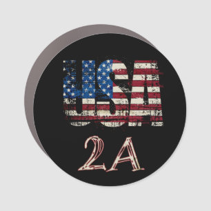 USA 2A CAR MAGNET