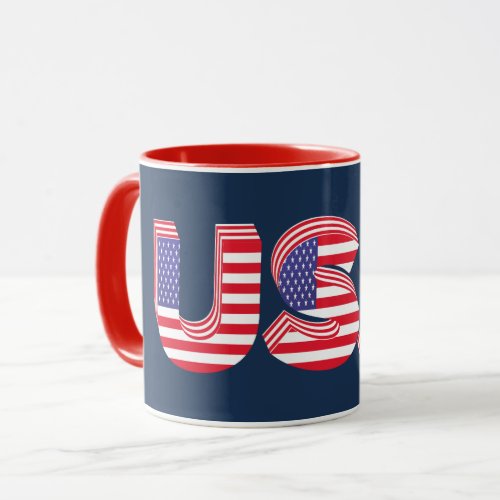 USA 3D design Mug
