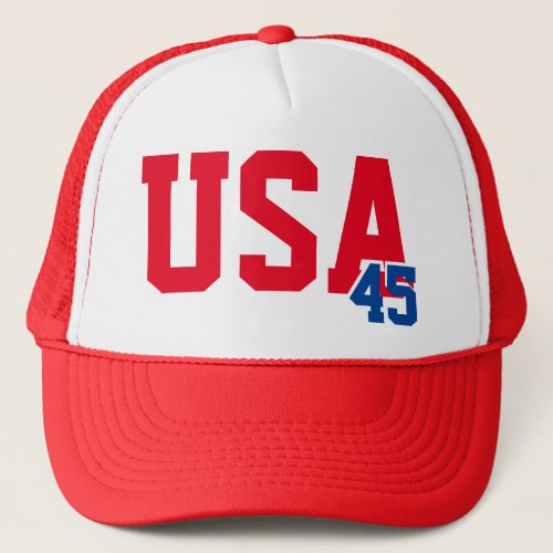 USA 45 TRUCKER HAT