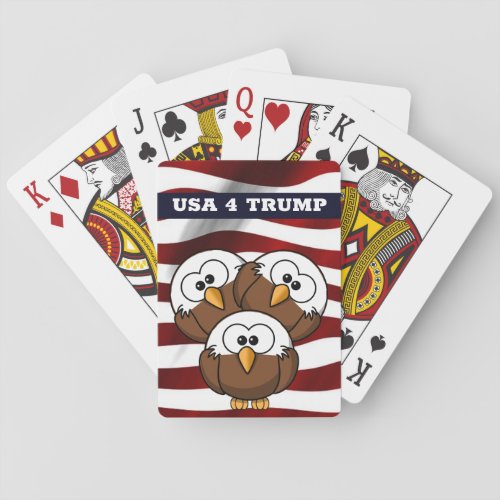 USA 4 TRUMP BALD EAGLE ELECTION CLASSIC CARDS