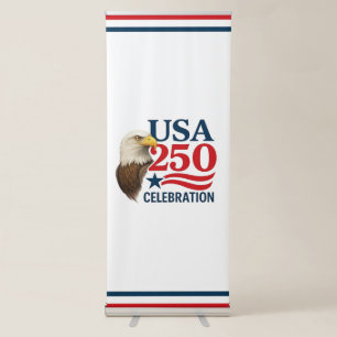 USA/4th of July 250th celebration Retractable Banner