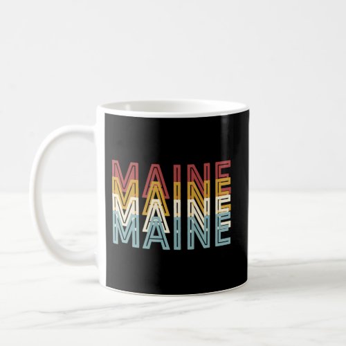 Usa 70S State Maine Coffee Mug