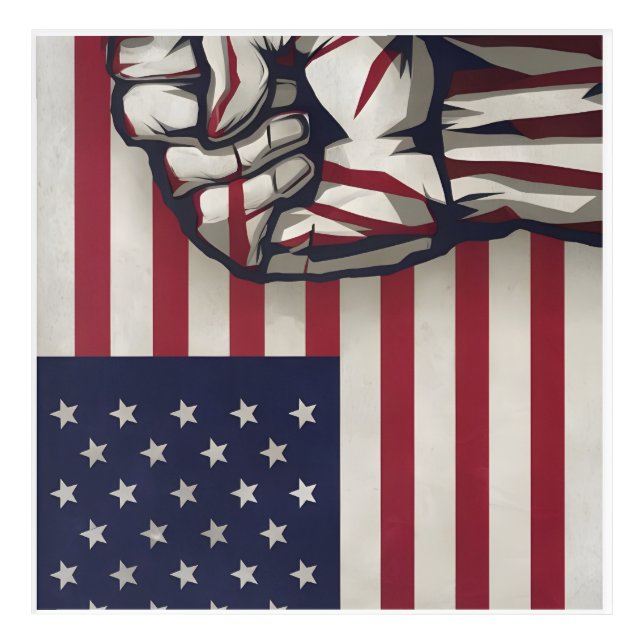 usa acrylic print (Front)