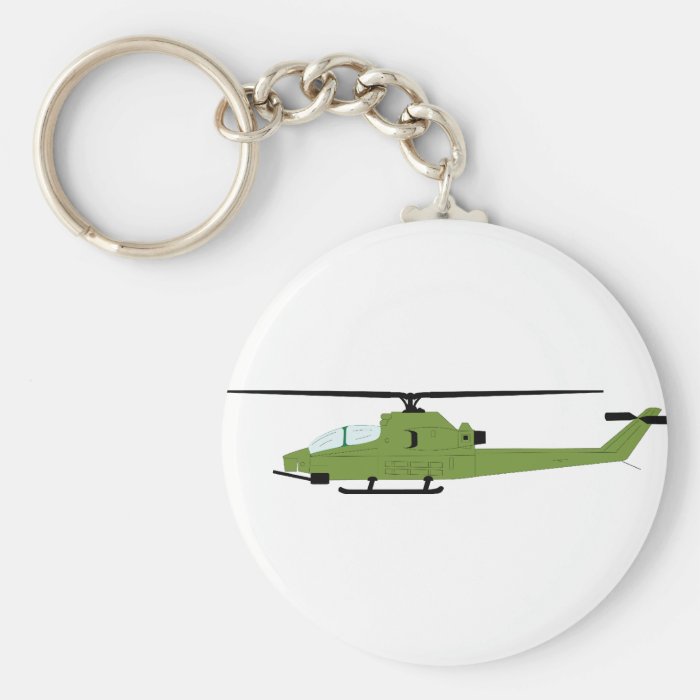 USA AH 1 Cobra Silhouette Key Chain