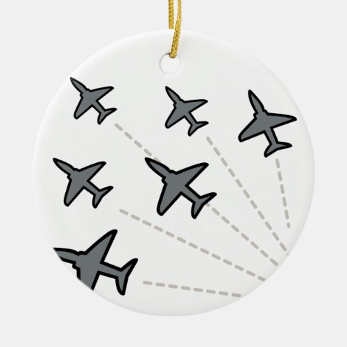 USA  Air Force Ceramic Ornament