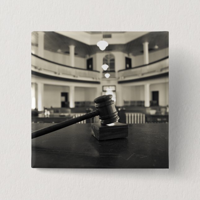 USA, Alabama, Monroeville. Home of writers Button (Front)