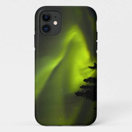 USA Alaska Chena Hot Springs Aurora Borealis 2 iPhone 11 Case