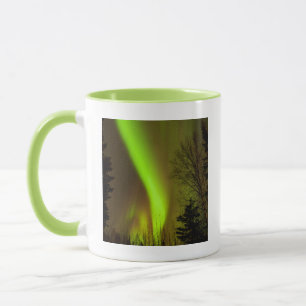USA, Alaska, Chena Hot Springs. View Of Aurora Mug
