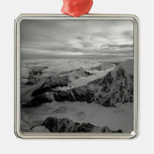USA, Alaska, Denali National Park, Aerial view 2 Metal Ornament