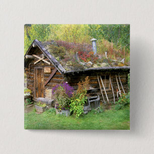 USA, Alaska, Denali National Park, Kantishna. Button