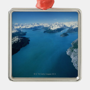 USA,Alaska,Glacier Bay National Park,aerial view Metal Ornament