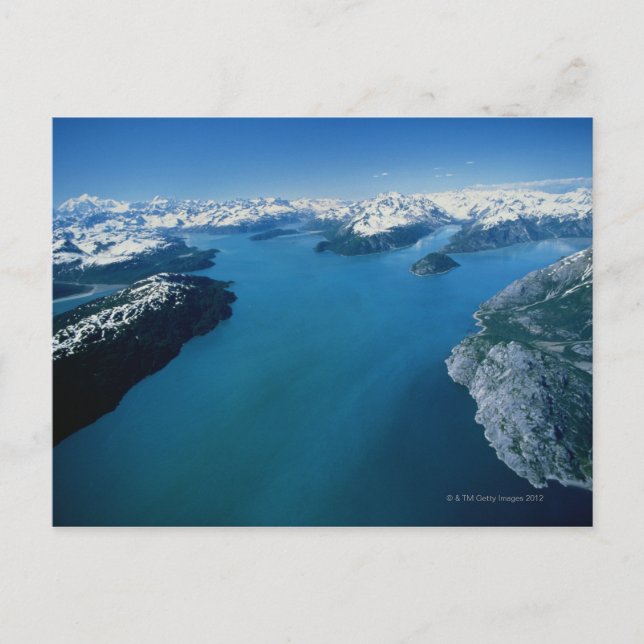 USA,Alaska,Glacier Bay National Park,aerial view Postcard (Front)