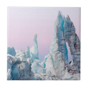 USA, Alaska, Glacier Bay National Park. Margerie Ceramic Tile