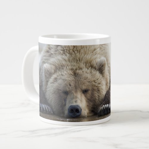 USA Alaska Katmai National Park Brown Bear 4 Large Coffee Mug