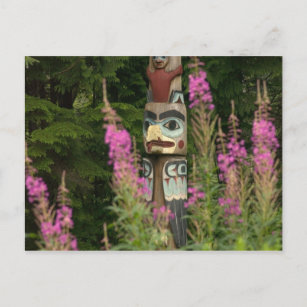 USA, Alaska, Ketchikan, Totem Bight State Postcard