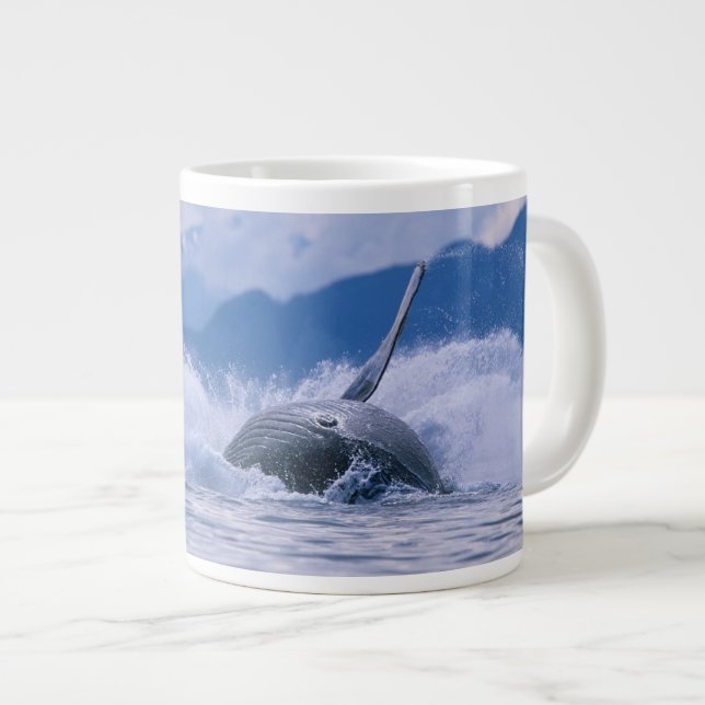 USA, Alaska, Tongass National Forest, Humpback Large Coffee Mug (Front Right)