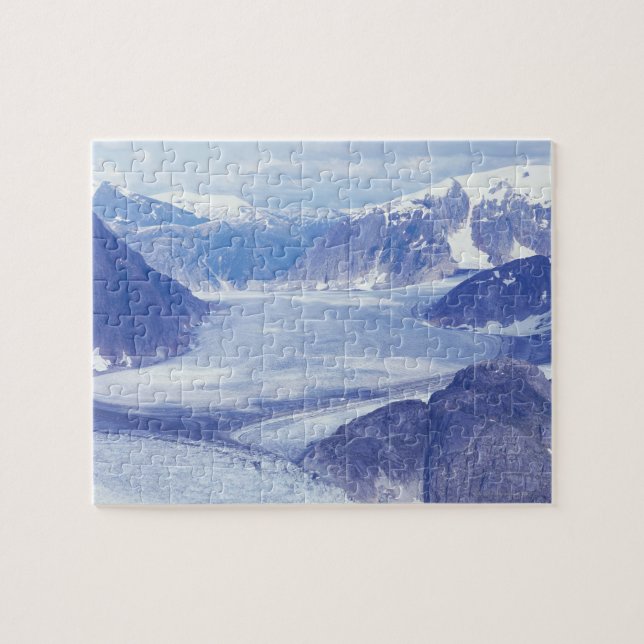 USA, Alaska, Wrangell-St Elias NP, Leconte Jigsaw Puzzle (Horizontal)