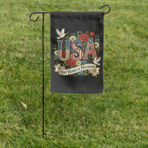 USA America 1776-2026 250 Years Freedom Garden Flag