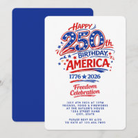 USA America 250th Anniversary July 4th Party
