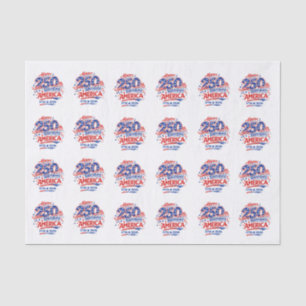 USA America 250th Anniversary Patriotic Tissue Paper
