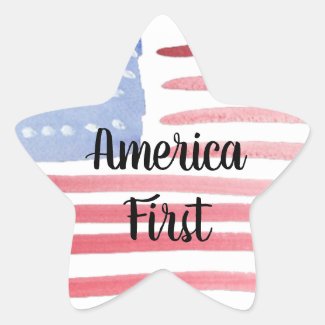 Patriotic Stickers and Decals America First