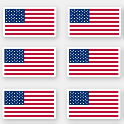 USA America Flag Stars and Stripes Patriotic Sticker