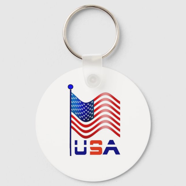 usa america keychain (Front)