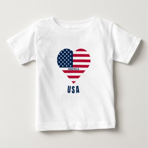 USA America Love Baby T_Shirt