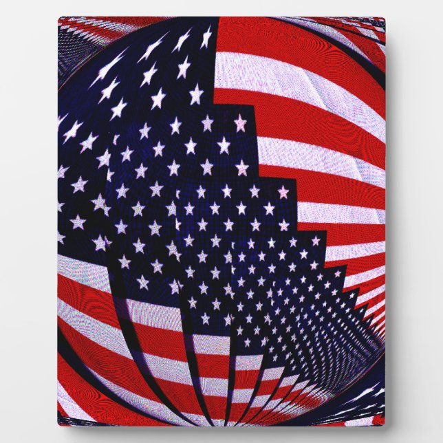 USA,America Love_ Plaque (Front)