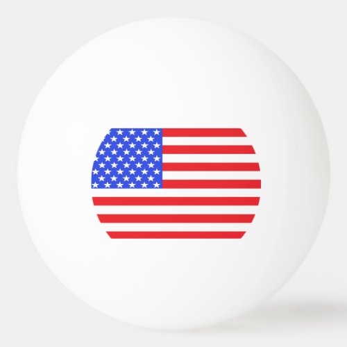 USA America Red White Blue PingPong Balls