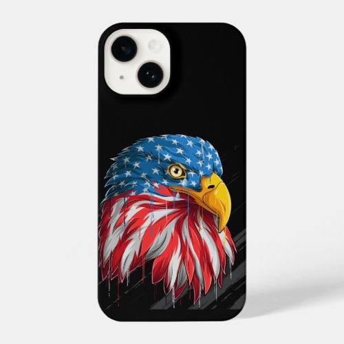 USA American Bald Eagle Logo iPhone 14 Case