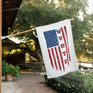 USA American Eagle Vote Yard Flag