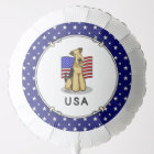 USA American Flag Airedale Terrier Dog - Cute
