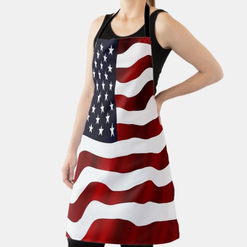 USA American Flag Apron