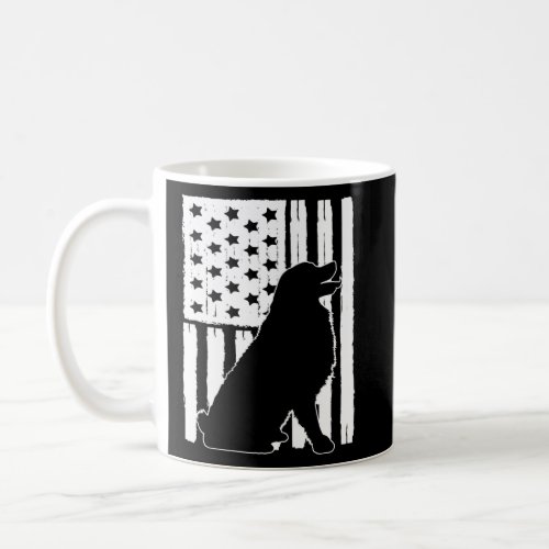 USA American Flag Bernese Mountain Dog  Theme  Coffee Mug