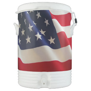 USA American Flag Beverage Cooler