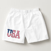 USA American Flag Boxer Shorts (Front)