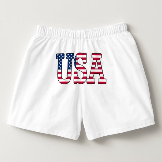 USA American Flag Boxer Shorts (Back)