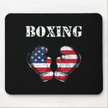 Usa American Flag Boxing Gloves 4th Of July Patrio Mouse Pad<br><div class="desc">Usa American Flag Boxing Gloves 4th Of July Patriotic</div>