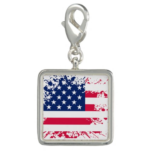 USA American Flag Charm