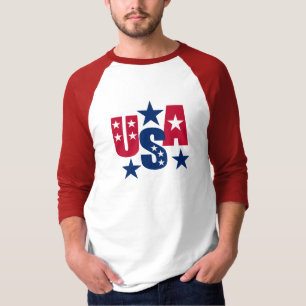 USA American Flag Colors T-Shirt