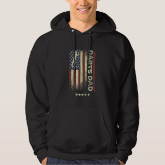 USA American Flag  Darts Dad 1 Hoodie
