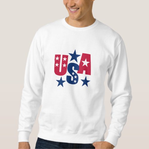 USA American Flag design Sweatshirt