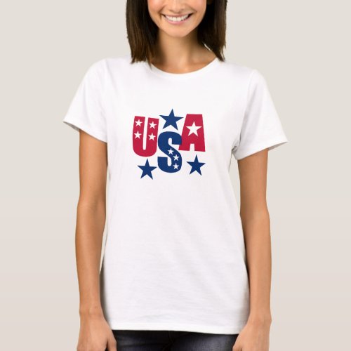 USA American Flag design T_Shirt