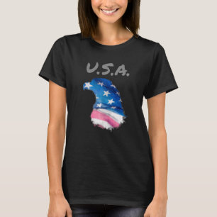 Usa American Flag Eagle T-Shirt