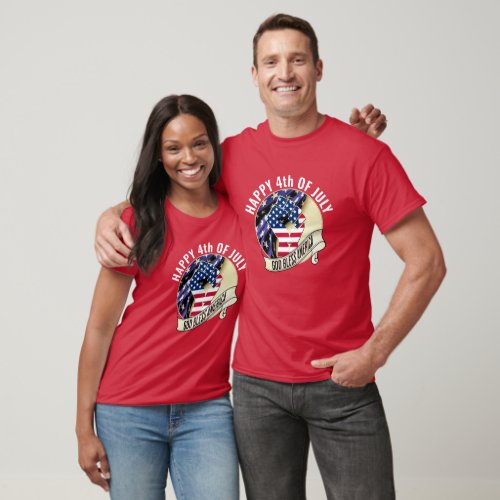 USA American Flag Family 4th OF JULY  T_Shirt