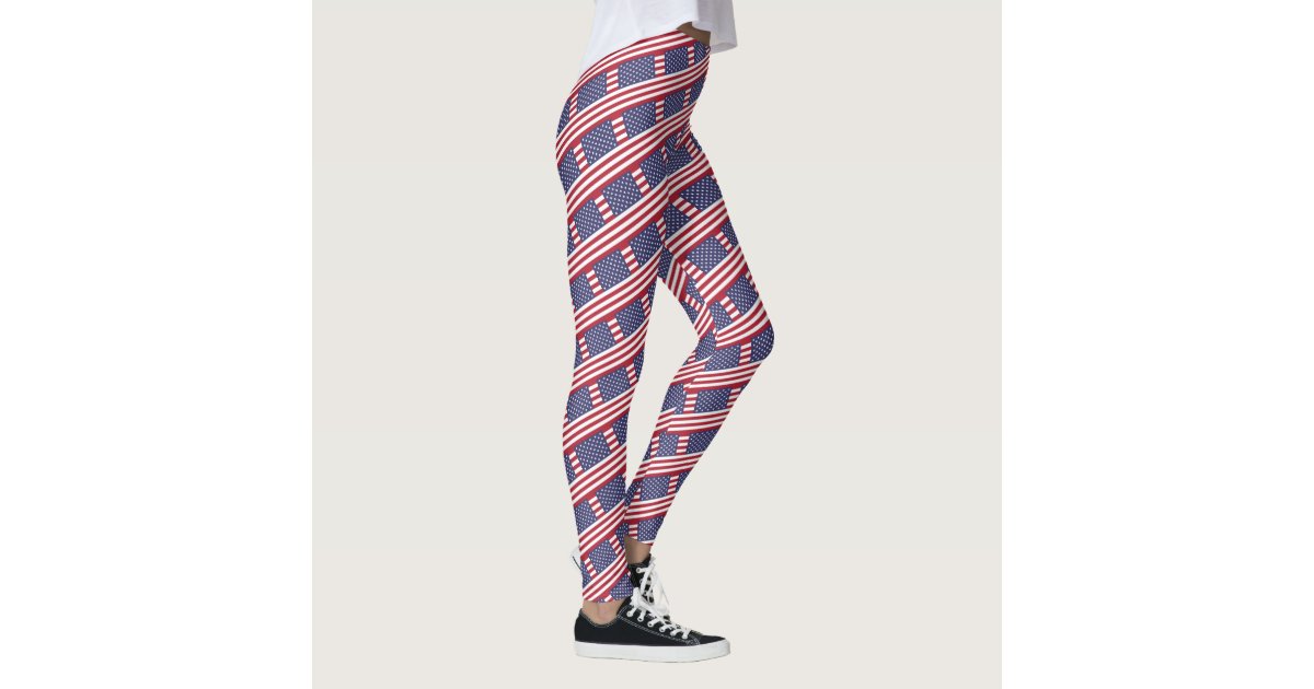 USA Stars & Stripes Leggings