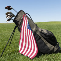 USA American Flag Gold Monogrammed Patriotic Team