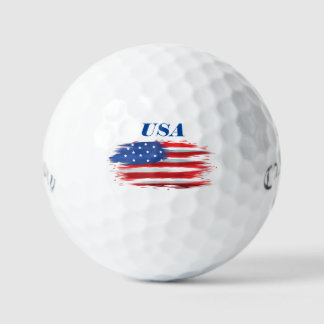 USA American Flag Golf Balls